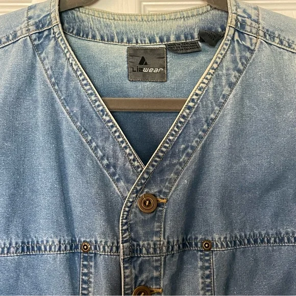 Vintage Denim Button-Up Jacket - Picture 6 of 11